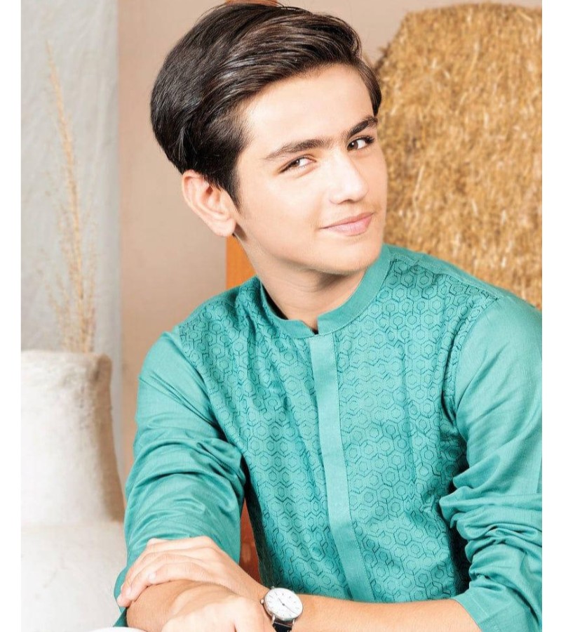 Boys Cotton Embroidered Kurta