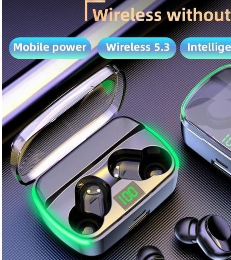 Gaming Stereo TWS  Wireless Earbuds High Quality, Black