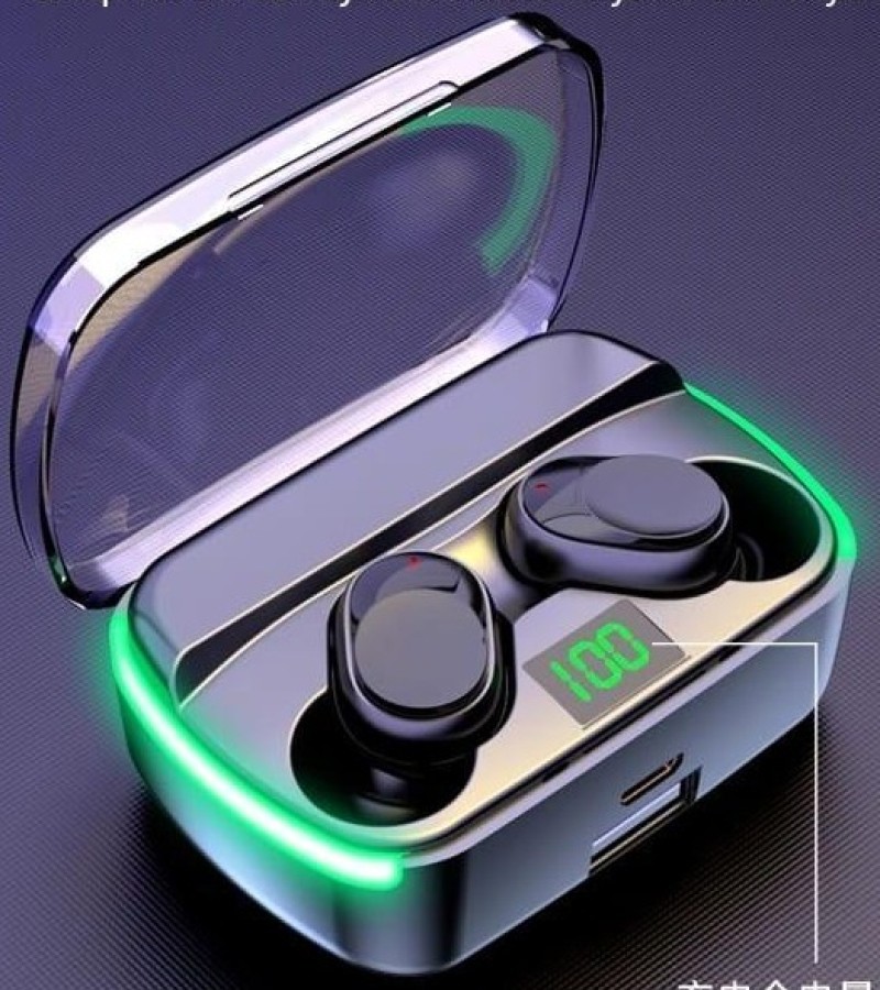 Gaming Stereo TWS  Wireless Earbuds High Quality, Black